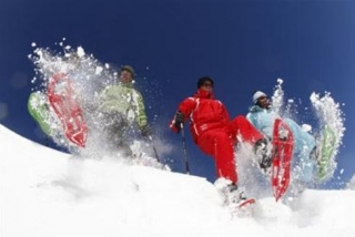  雪鞋和良好的氛围 